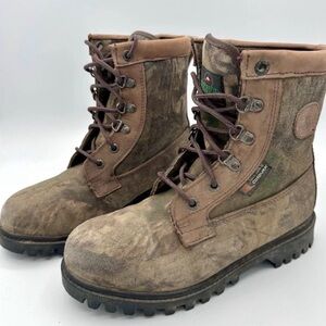 Redhead Womens Sz 8 Camo Hunting Boots Cordura Thinsulate Ultra Waterproof